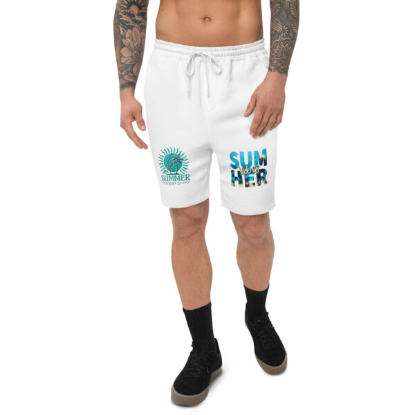Summer Vibes Men's fleece shorts - Imagen 5