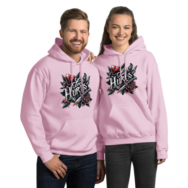 Love Hurts Unisex Hoodie - Imagen 5