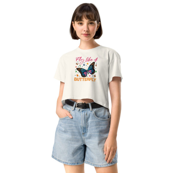 Fly Like A Butterfly Women’s crop top - Imagen 17