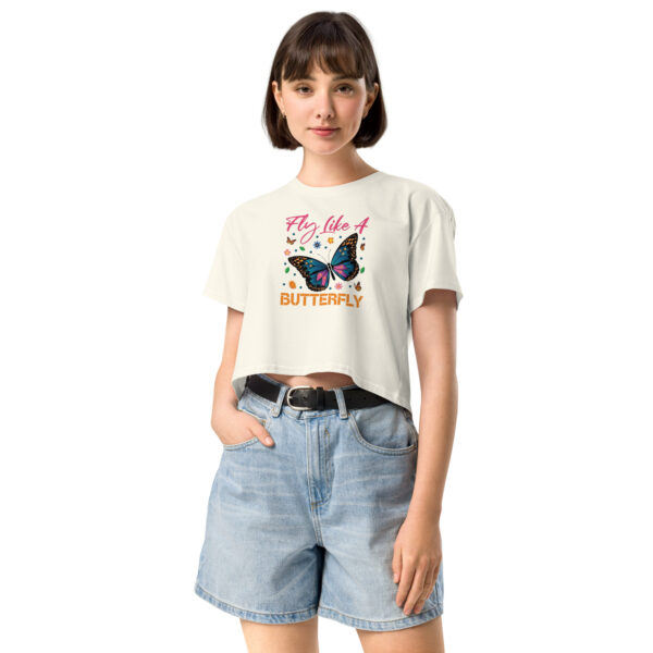 Fly Like A Butterfly Women’s crop top - Imagen 13