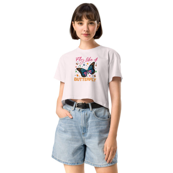 Fly Like A Butterfly Women’s crop top - Imagen 11